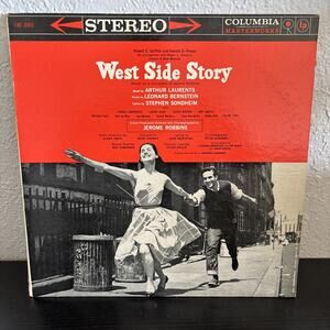 West Side Story Vinyl Record Album Columbia Masterwork OS 2001 Stereo LP Vintage